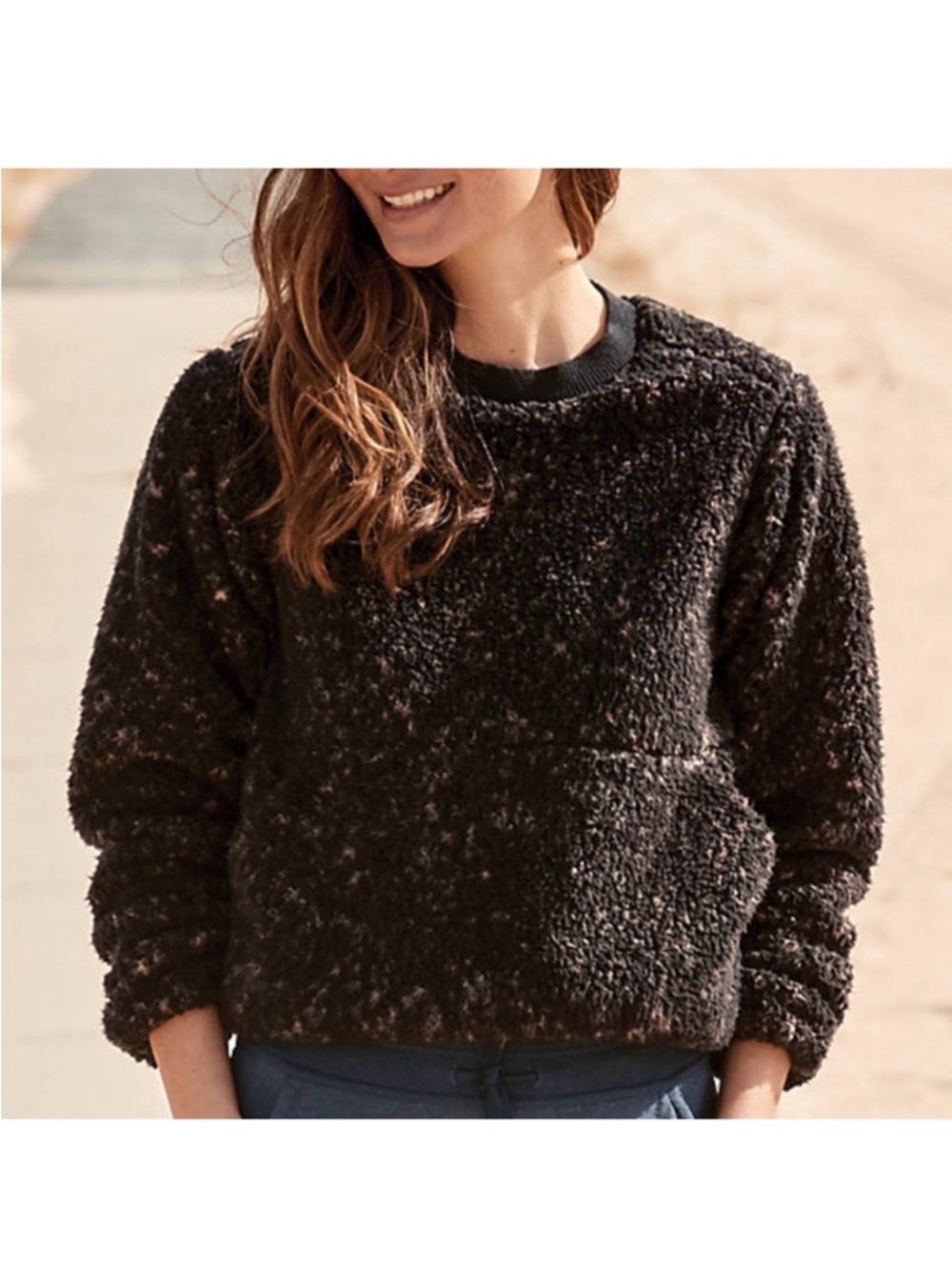 Reversible Sweatshirt with Front Pocket